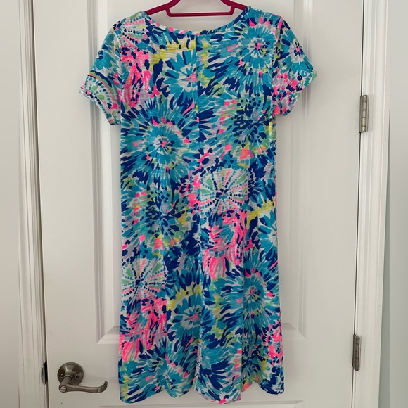 Lilly Pulitzer Jessica Short Sleeve Dress in Dive In print, size small EUC - Picture 4 of 4